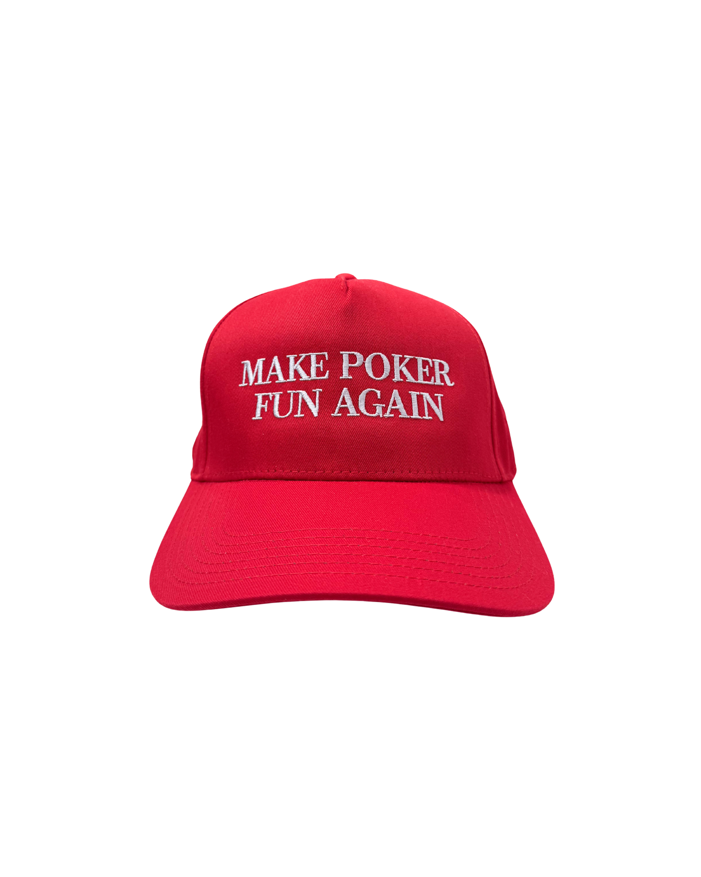 Red Make Poker Fun Again Hat