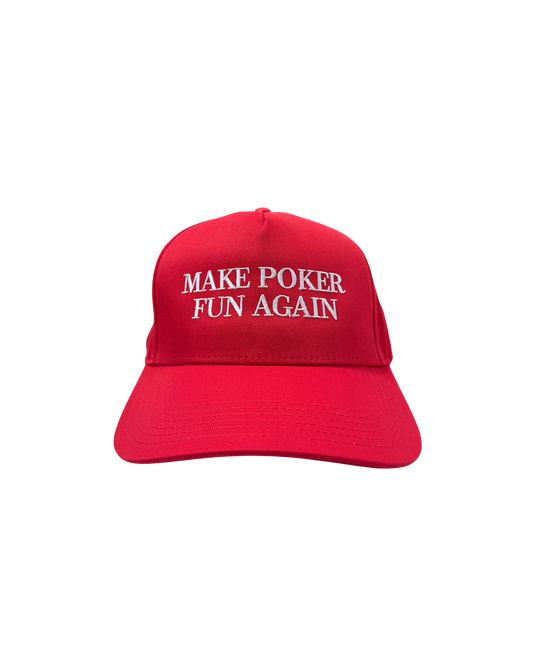 Red Make Poker Fun Again Hat